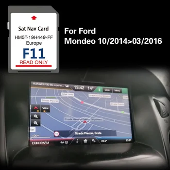F11 SD Mapu Karty PRE Ford Mondeo 10/2014 03/2016 Navigtion GPS NAJNOVŠIE Albánsko Nemecko Karty