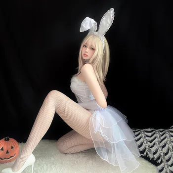 Veľkonočný Zajačik Kostým Sexy Kostým Bunny Oblek pre Ženy Slúžka Halloween Kostým súťaž: Cosplay Kostýmy, Sexy Ženy Cosplay