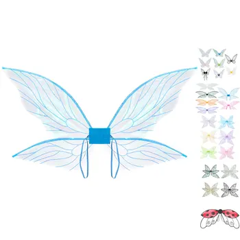Trblietky Víla Krídla Magic World Motýlích Krídel Princezná Anjel Krídla na Halloween Karneval Cosplay Kostým, Rekvizity Príslušenstvo
