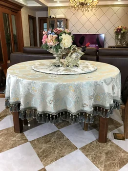 Domácnosti kruhové Európsky štýl obrus handričkou umenie čaj stôl obrus obrus kruhový obrus na mieru