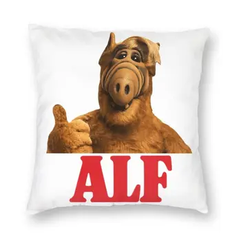 Alf Palec Hore Vankúš Tlač Cudzie Život Forme Sci Fi Tv Show Poschodí Vankúš pre Obývacia Izba Pohode Pillowcover Domova