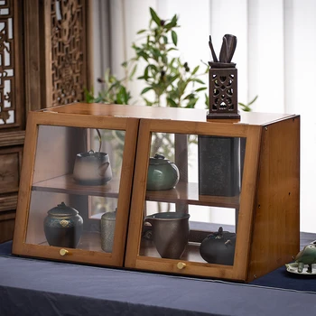 Desktop sideboard kuchynskej linky skrinky domácnosť, sklo čaj skrine, regály masívneho dreva malé skrinky na odkladanie vecí