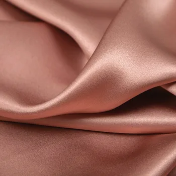 Kvalita 140 CM Široký 21 MM Golden Rose Hodvábny Krep Obyčajný Textílie na Šaty, Blúzky, jednofarebné Hodvábna Tkanina na Jar Jeseň R002