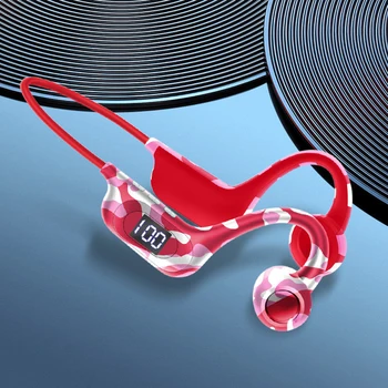 Kostné Vedenie zvuku Slúchadiel Bluetooth 5.3 Slúchadlá Zníženie Hluku Earhook Športové Bezdrôtové Slúchadlá LED Digitálne Napájanie Displej