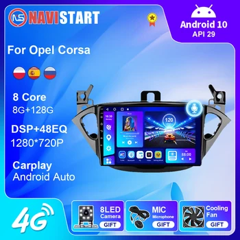 NAVISTART autorádia S Obrazovkou pre Opel Corsa 2014-2019 Android Auto Carplay GPS Stereo Navigácie GPS Multimediálne Video Prehrávač
