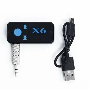 X6 Univerzálny Bluetooth Prijímač V4.1 Podpora TF Kariet Handfree Hovor Prehrávač Hudby Telefón, Auto, AUX Vstup/Výstup, MP3 Prehrávač Hudby