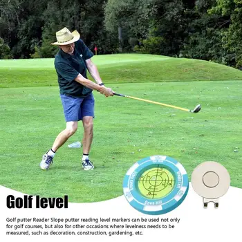 Golf Loptu Reader Golf Zelenej Čítanie Pomoc So Počítanie Funkcia Golfové Príslušenstvo S Klobúk Klip Golf Loptu Značky Pre Mužov A Golf