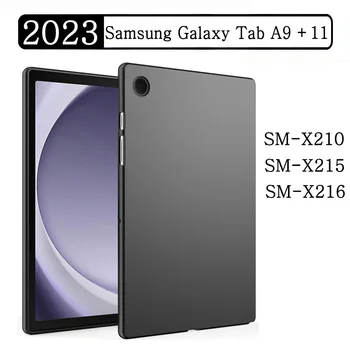 Mäkké Silikónové puzdro Pre Samsung Galaxy Tab A9 Plus 11 2023 SM-X210 SM-X215 SM-X216 X210 Pružného TPU Shell Shockproof Čiernym Krytom