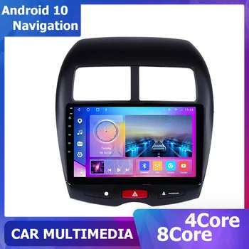 10 palcový Android 10 autorádio na MITSUBISHI ASX RVR 2010-2016 Peugeot 4008 2010-2016 DSP Sat Navi 6+128 carplay Navigácia GPS
