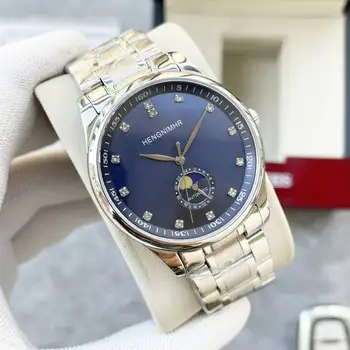 HENGNIMHR Mužov Automatické Hodinky 40 mm Luxusné Hodinky Mechanické Náramkové hodinky Sapphire 30 m Vodotesný 24 Hodín