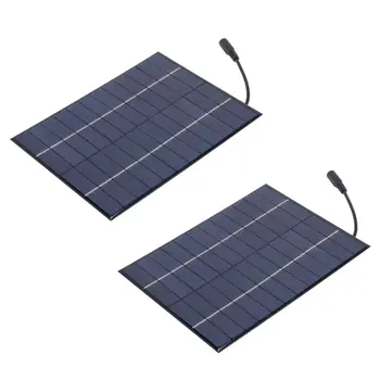 2X 12V 5.2 W Mini Solárny Panel Polykryštalických Solárnych Buniek Kremíka Epoxidové DIY Solar Modul Systému Nabíjačky Batérií