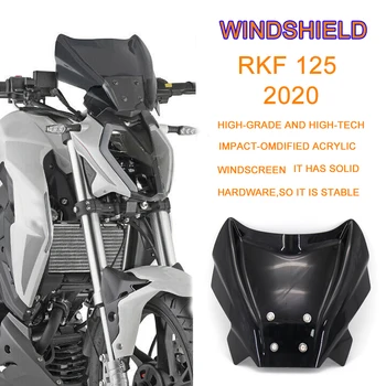 Nové Príslušenstvo Motorových Predné Sklo Sklo Príslušenstvo RKF125 Deflektor Vietor štít Prednej strane pre KEEWAY RKF 125 2018 2019 2020