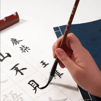 Čínsky Kefy Umenie Maľovať Štetcom Olejomaľba Kaligrafický Štetec Malby Súpravy Drevená Rukoväť Crisperding