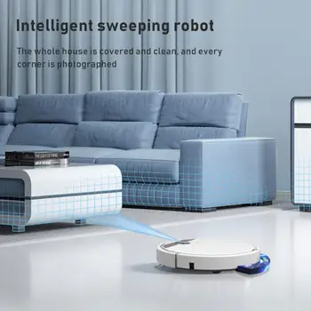 Vysávač Robot Metla Inteligentné Diaľkové Ovládanie Bezdrôtových Podlahy, Zametanie, Čistenie Stroj a Mokré Pre Domáce Vysávače