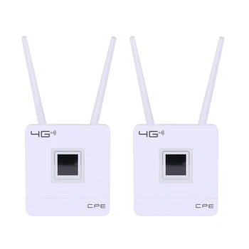 Top 2X 3G, 4G LTE, Wifi Router 150Mbps Prenosný Hotspot Odomknutý Bezdrôtových CPE Router So Sim Kartu WAN/LAN Port, Plug EÚ