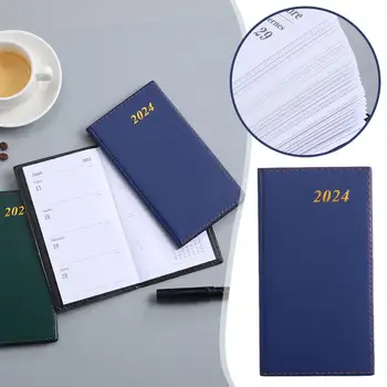 2024 Mini Prenosné Program Kniha A6 Diár Týždenný Plánovač Office Notebooky Kalendár Školy Suppli Dní sa poznámkový blok Denník 365 Li V7I3