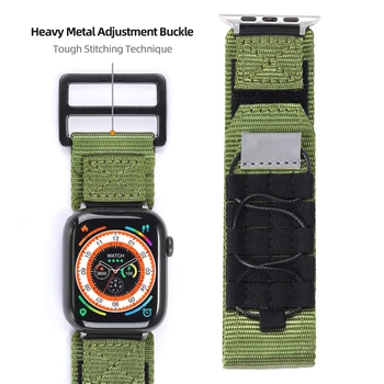 Nylon Slučky Watchband pre Apple Hodinky 49 mm, 45 mm 42mm 44 mm 38 mm 40 mm 41mmm Šport Popruh pre iWatch Série 8 7 SE 6 5 4 Náramok Nové
