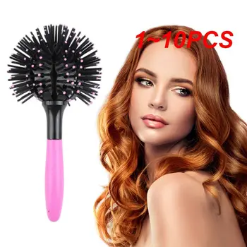 1~10PCS Okrúhle Kefy na Vlasy Hrebeňom Salon tvoria 360 Stupeň Loptu Styling Nástroje Detangling Hairbrush Tepelne Odolné Vlasy Hrebeňa