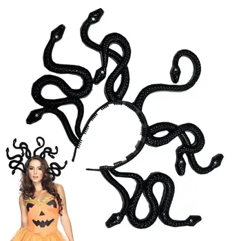 Halloween Hlavový Most Medusa Zakrivený Tvar Hada Vlasy Hoop Rave Party Headpiece Vlasy Kapely Strany Cosplay Kostým, Rekvizity, Unisex