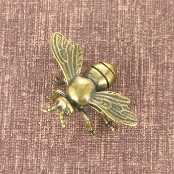 Mosadz Hmyzu Figúrky Miniatúry Bee Čaj Pet Ozdoby Kvetináč Dekorácie