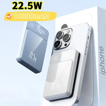 Pôvodné zbrusu nový bezdrôtový magnetický moc banka pre iPhone 15 15Pro Max 15Plus mini Tpey C 10000mAh