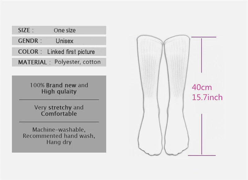 Fúzatý Royal Dragon Portrét Unisex Ponožky Pre Dospelých Dospievajúcu Mládež Ponožky Osobné Vlastné 360° Digitálna Tlač Hd Vysokej Kvality