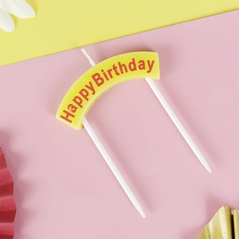 Kreatívne Happy Birthday Archway, Sviečka Strany Detí Výročie Piecť Tortu Dekorácie Dekorácie Dúhové Sviečky