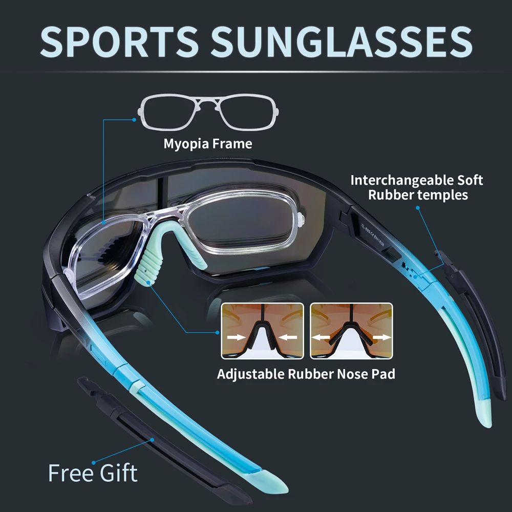 Super Polarizované Športové Cyklistické Okuliare Slnečné Okuliare pre Mužov, Ženy TR90 Rámu Okuliarov pre Beh Baseball Golf Driving Rybolov