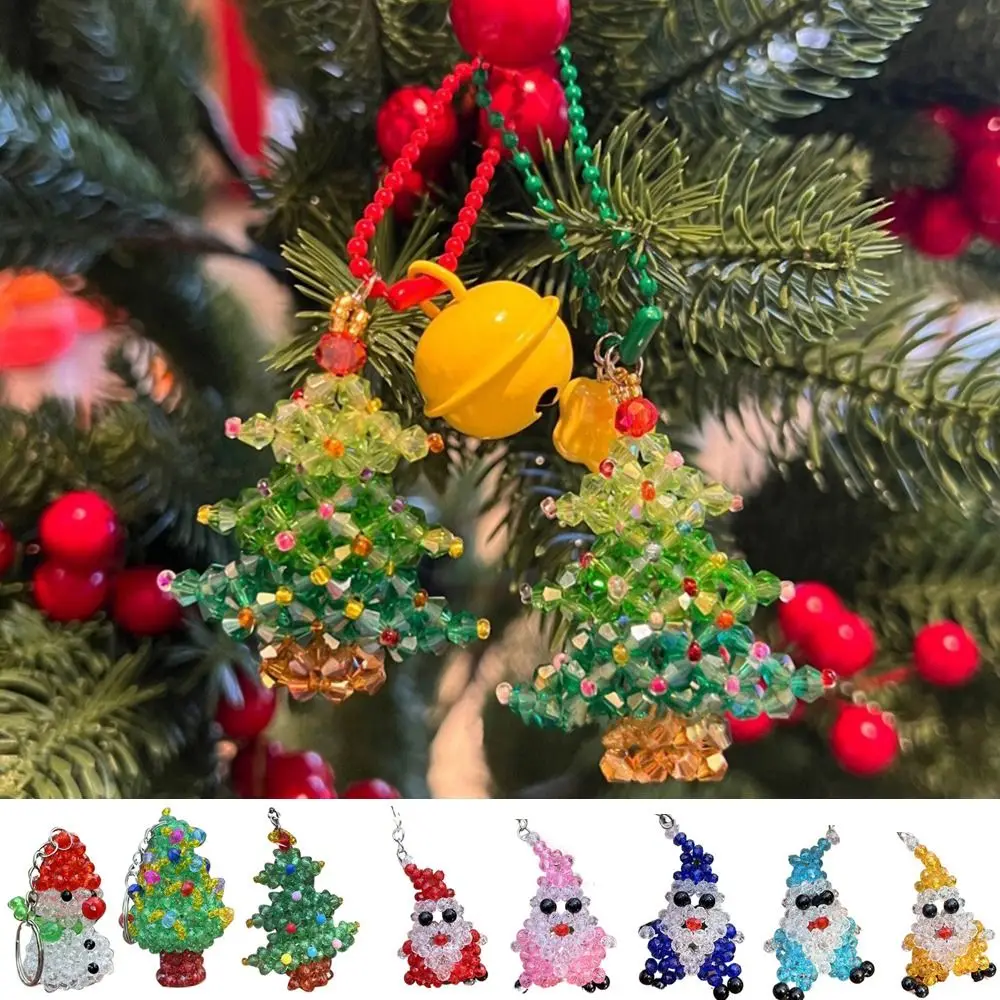Vianočný Strom Vianočný Strom Prívesok, Ručne vyrábané Ozdoby Zelená Vianočné Dekorácie, Závesné Snehuliak Akryl Keychain urob si sám